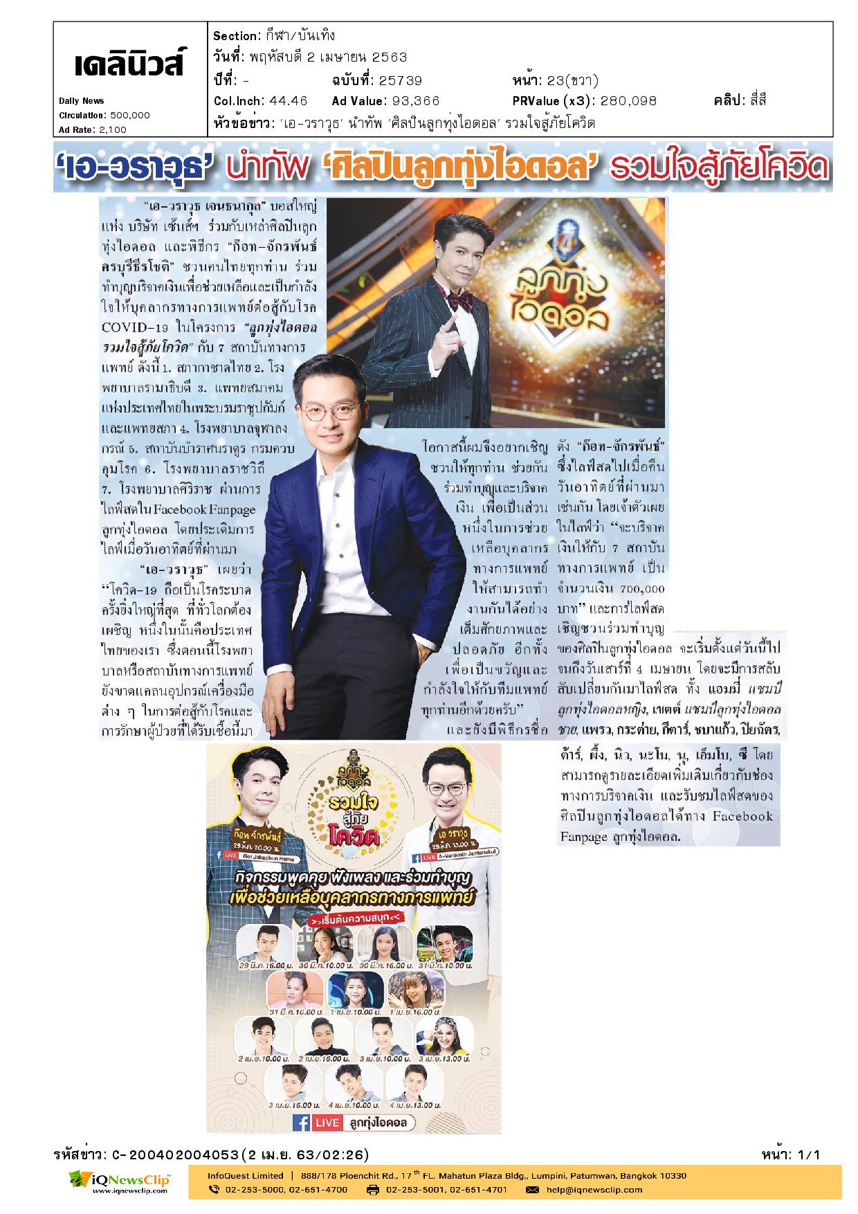 รวมใจสู้ภัยโควิด