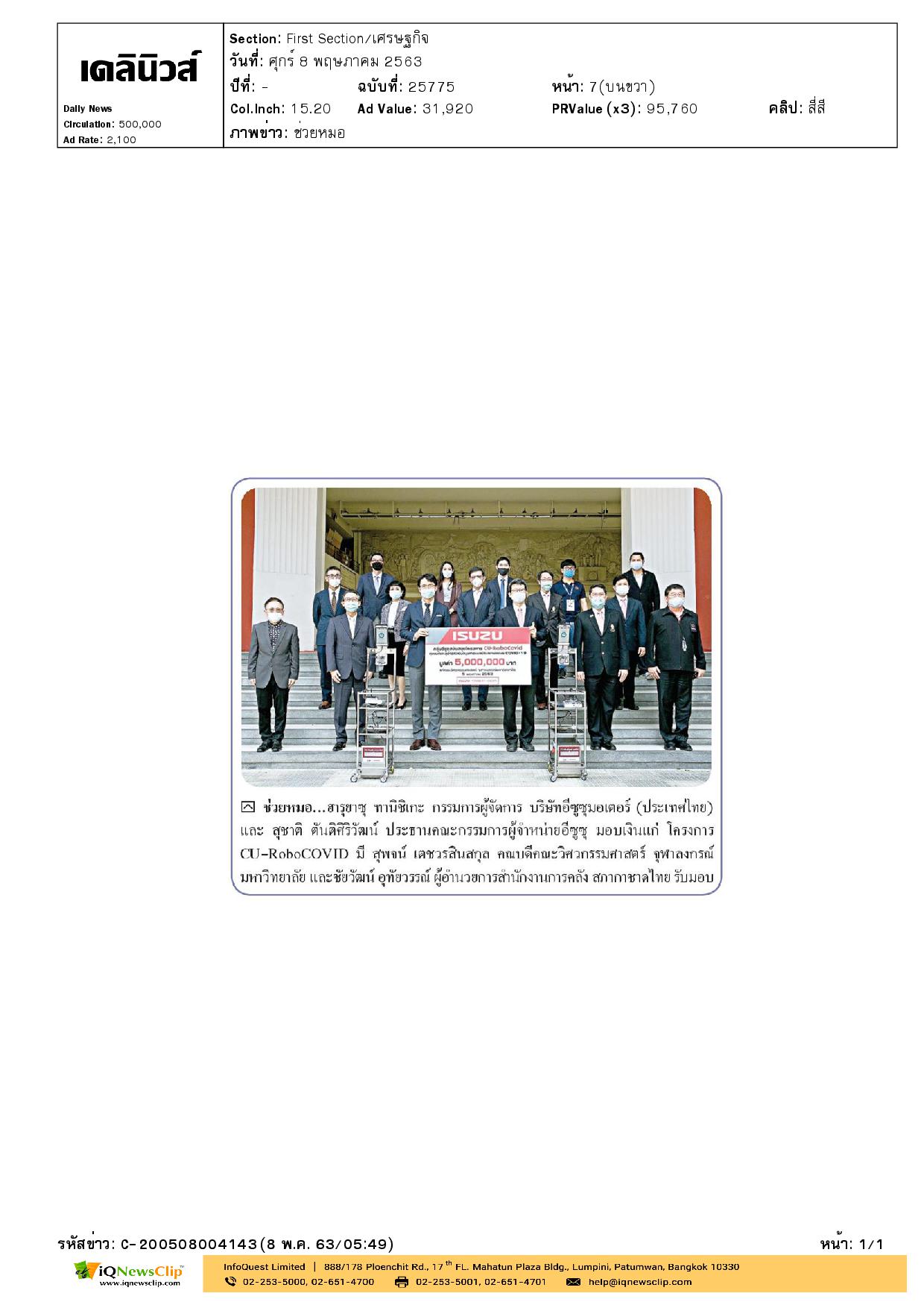 รับมอบเงิน