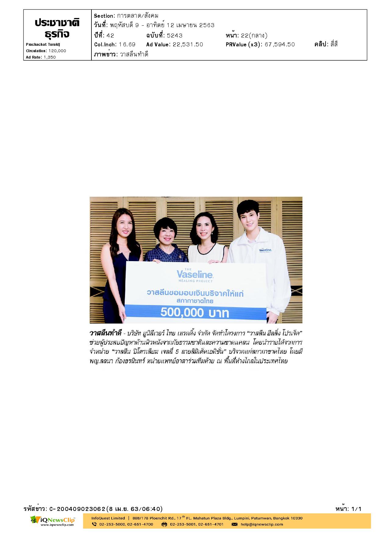 รับมอบเงินบริจาค