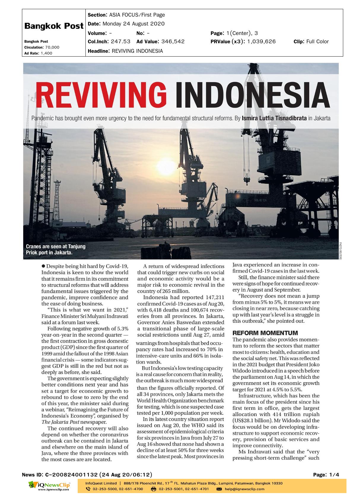 REVIVING INDONESIA