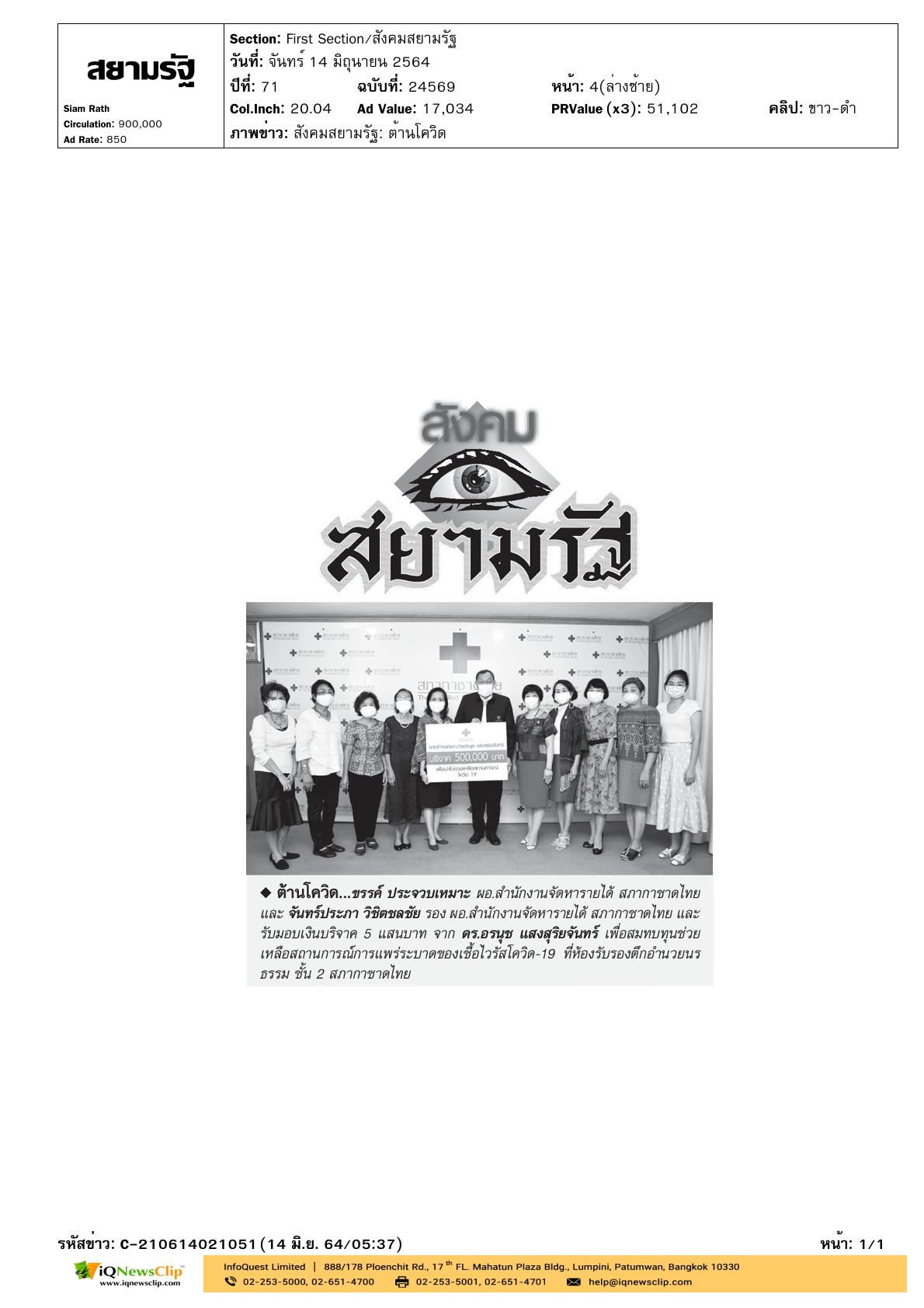 รับมอบเงิน